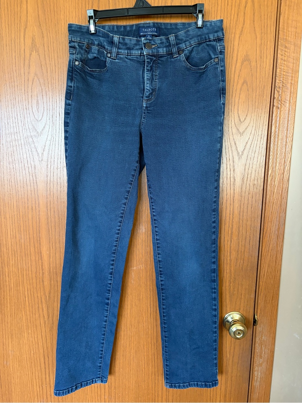 Talbots Dark Blue Straight-Leg Jeans